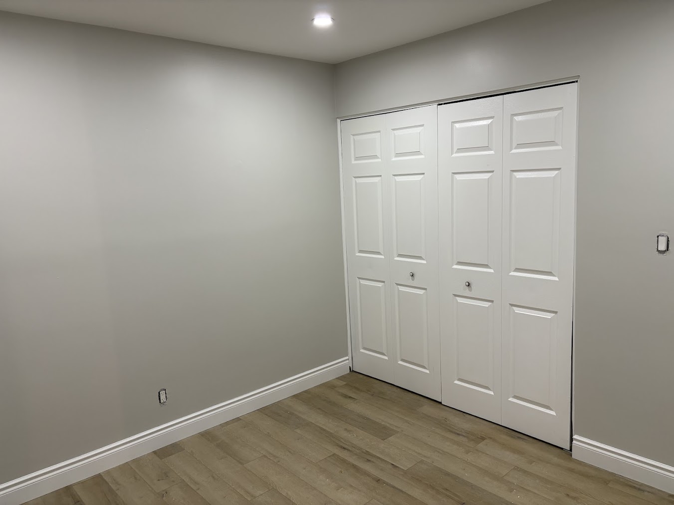 Bedroom closet & trim