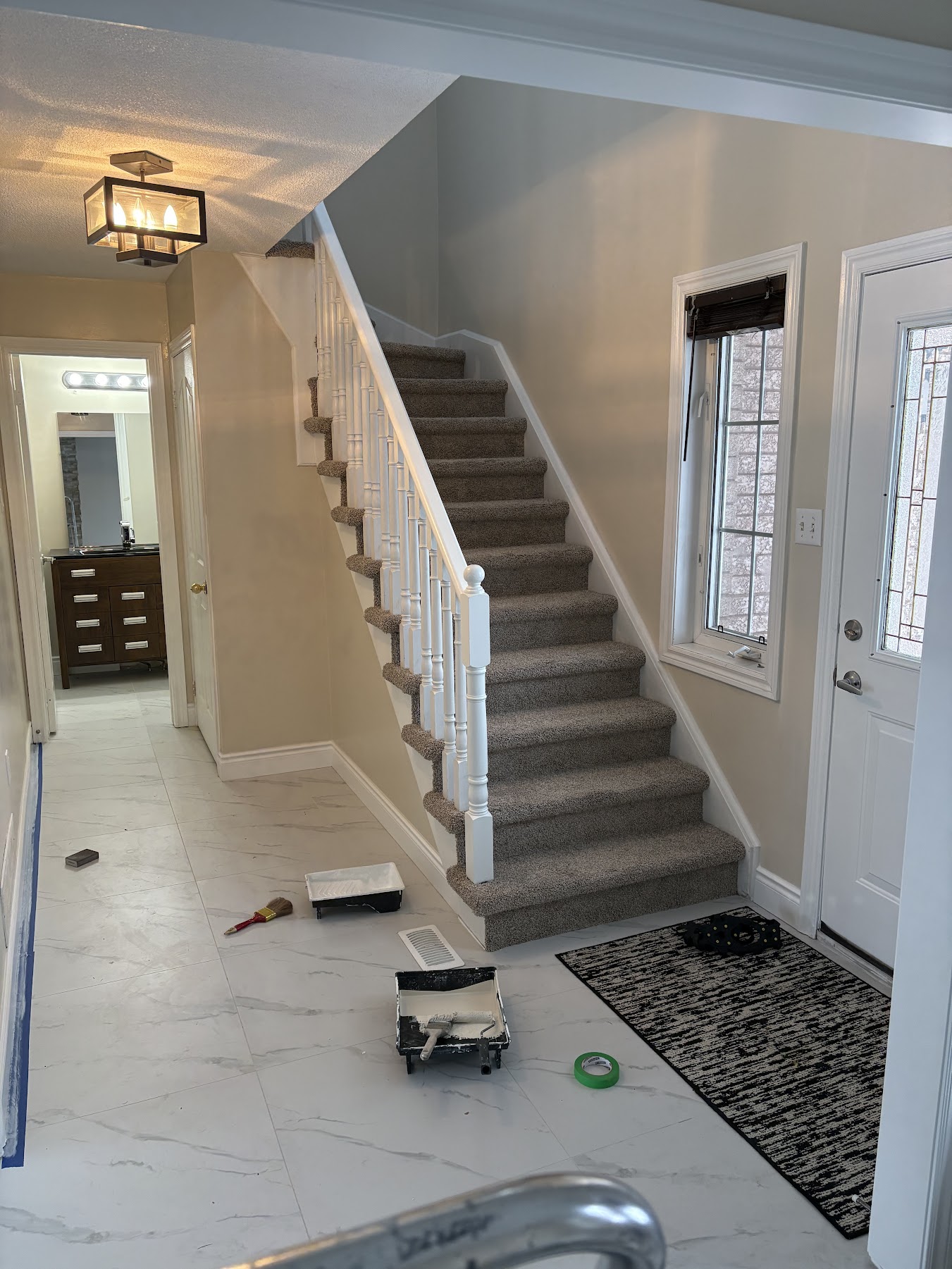 Stairwell in progress
